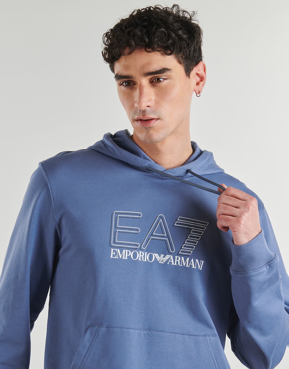Men's Sweatshirts EA7 Blue