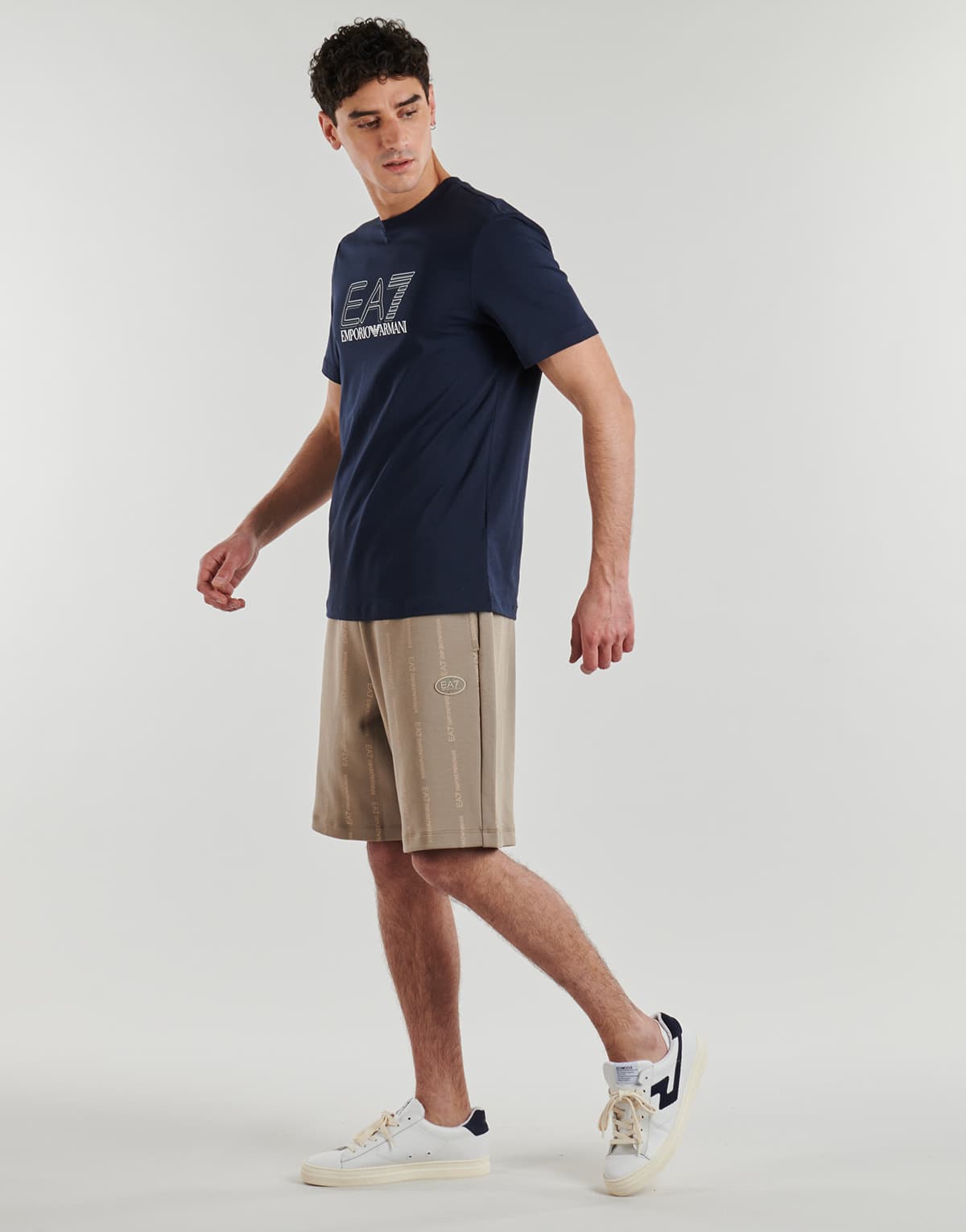 Men's Shorts EA7 Beige