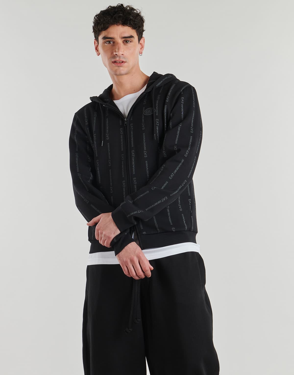 Men's Sweatshirts EA7 Black
