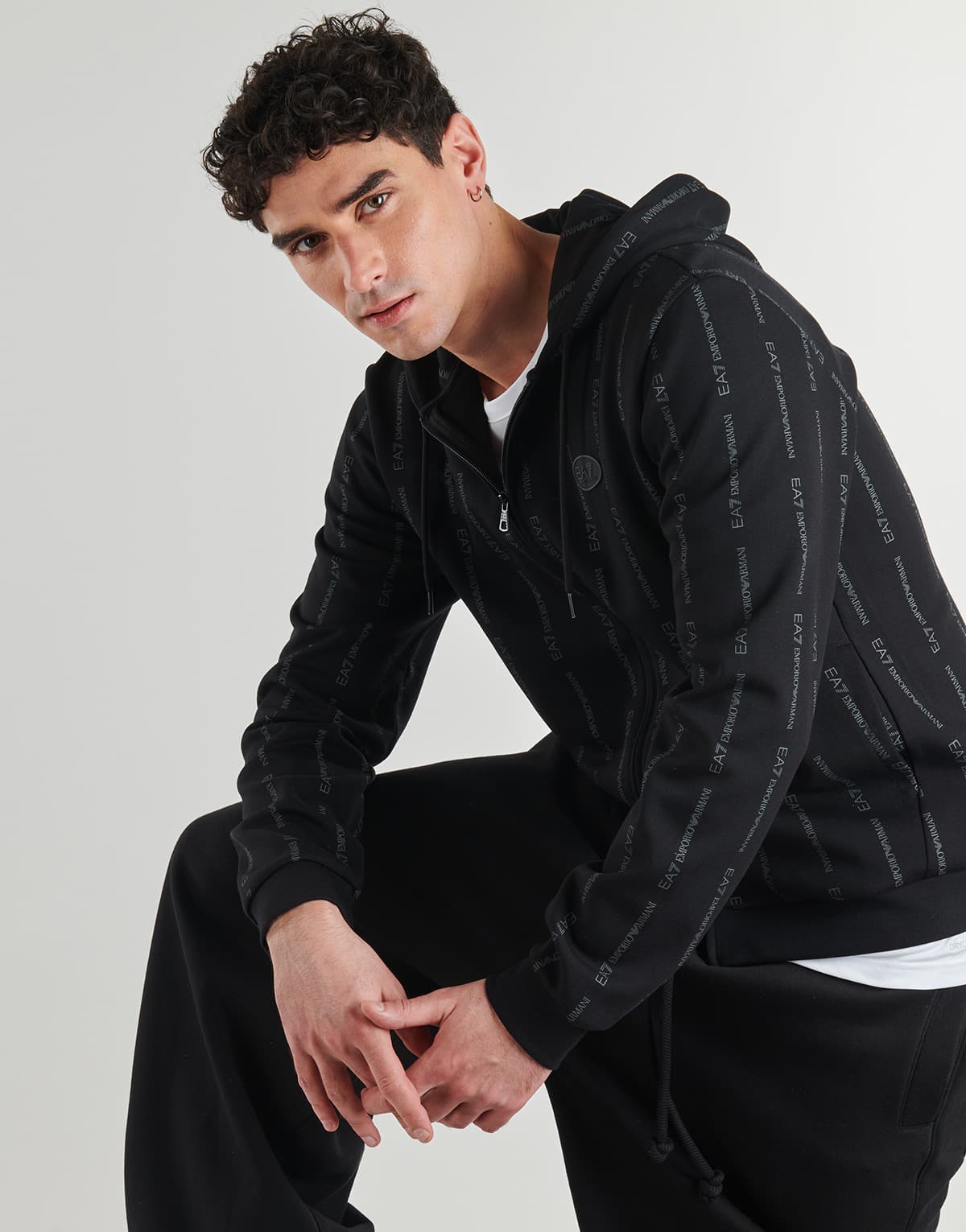 Men's Sweatshirts EA7 Black