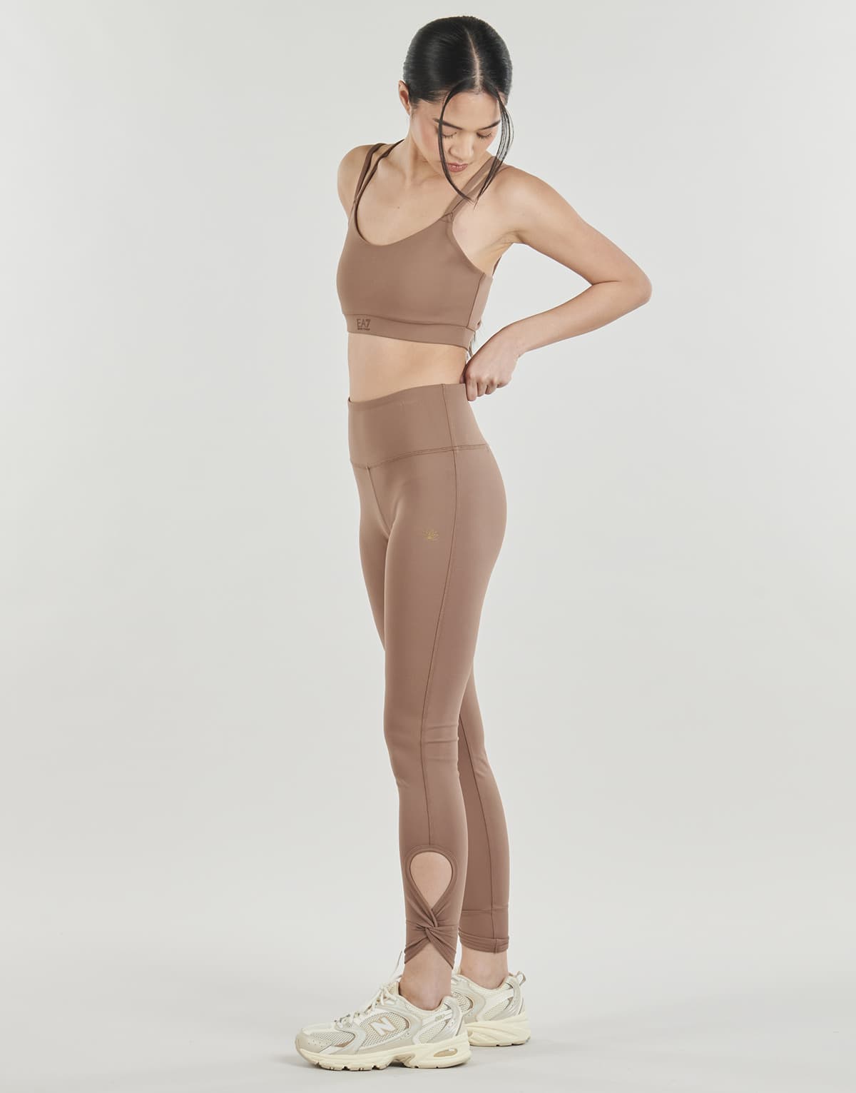 Women's Tights EA7 Brown