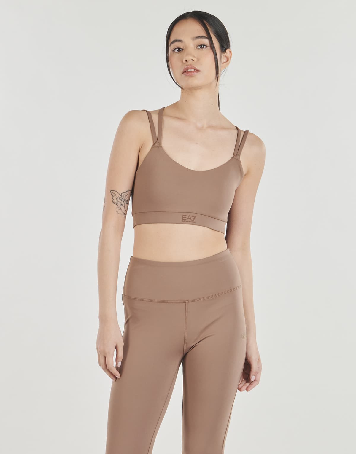 Women's Sports Bras EA7 Brown