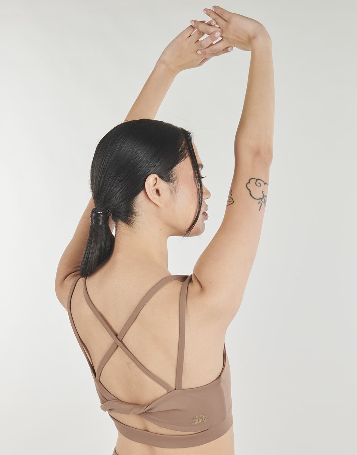 Women's Sports Bras EA7 Brown