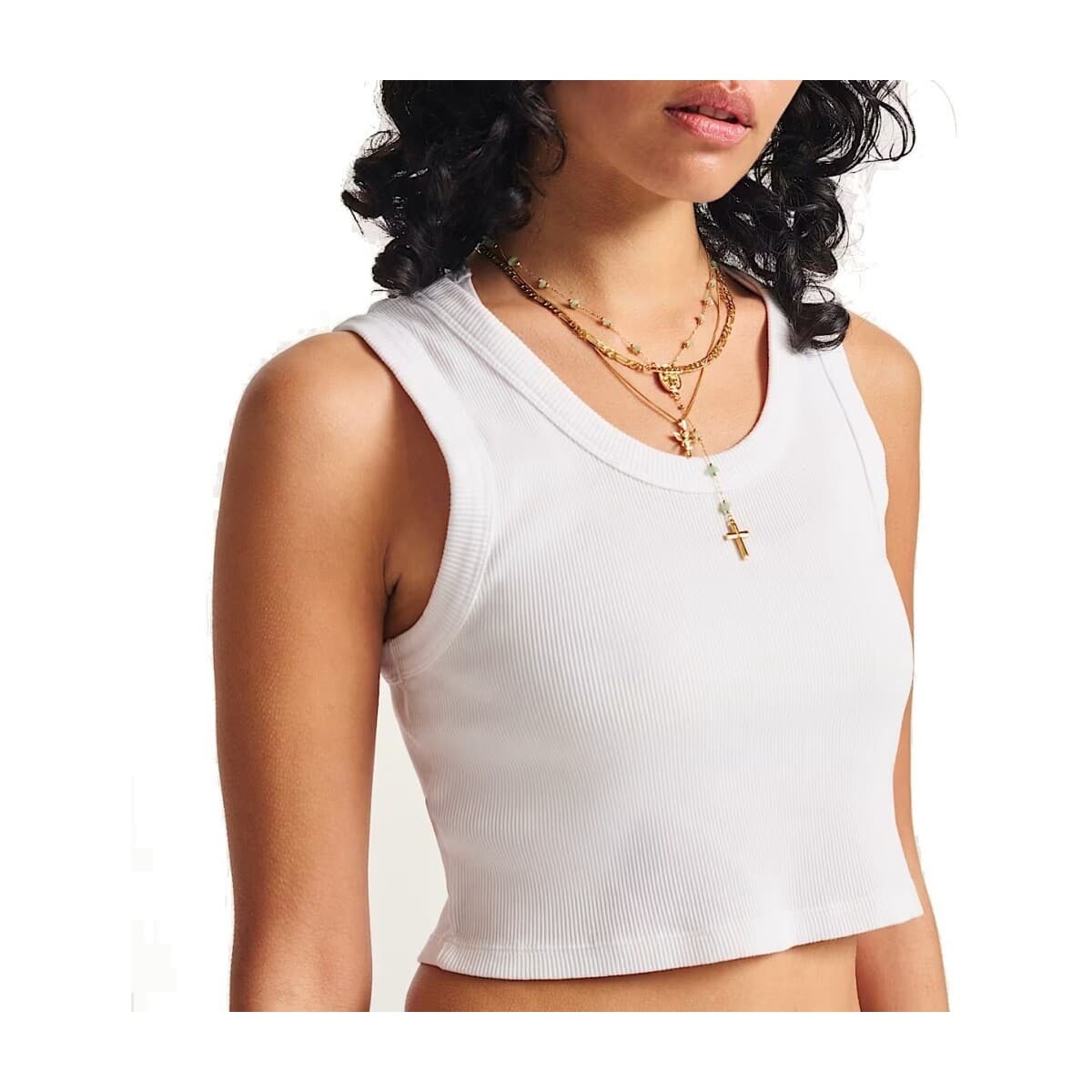 Women's T-Shirts Vans White