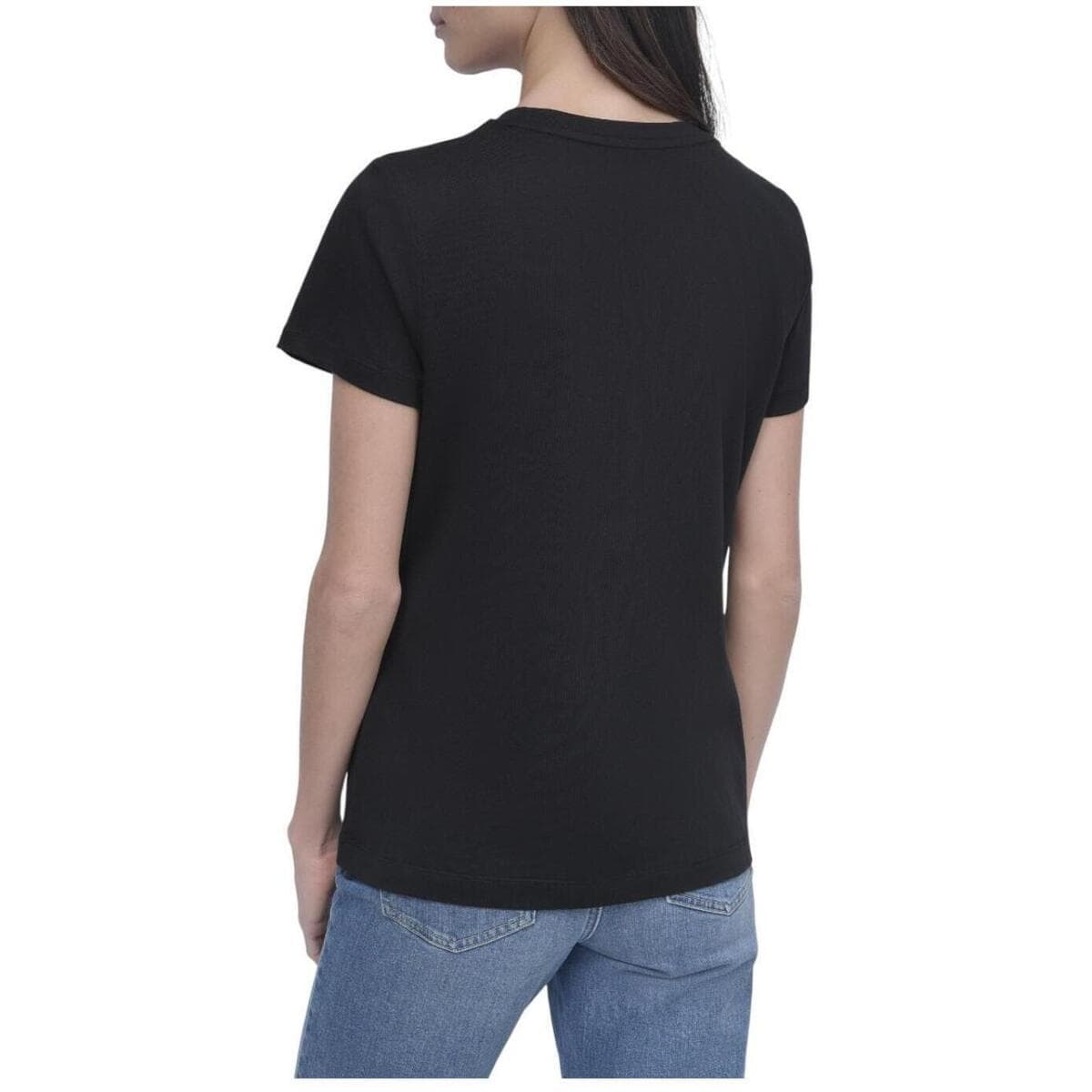Women's T-Shirts Dkny Black