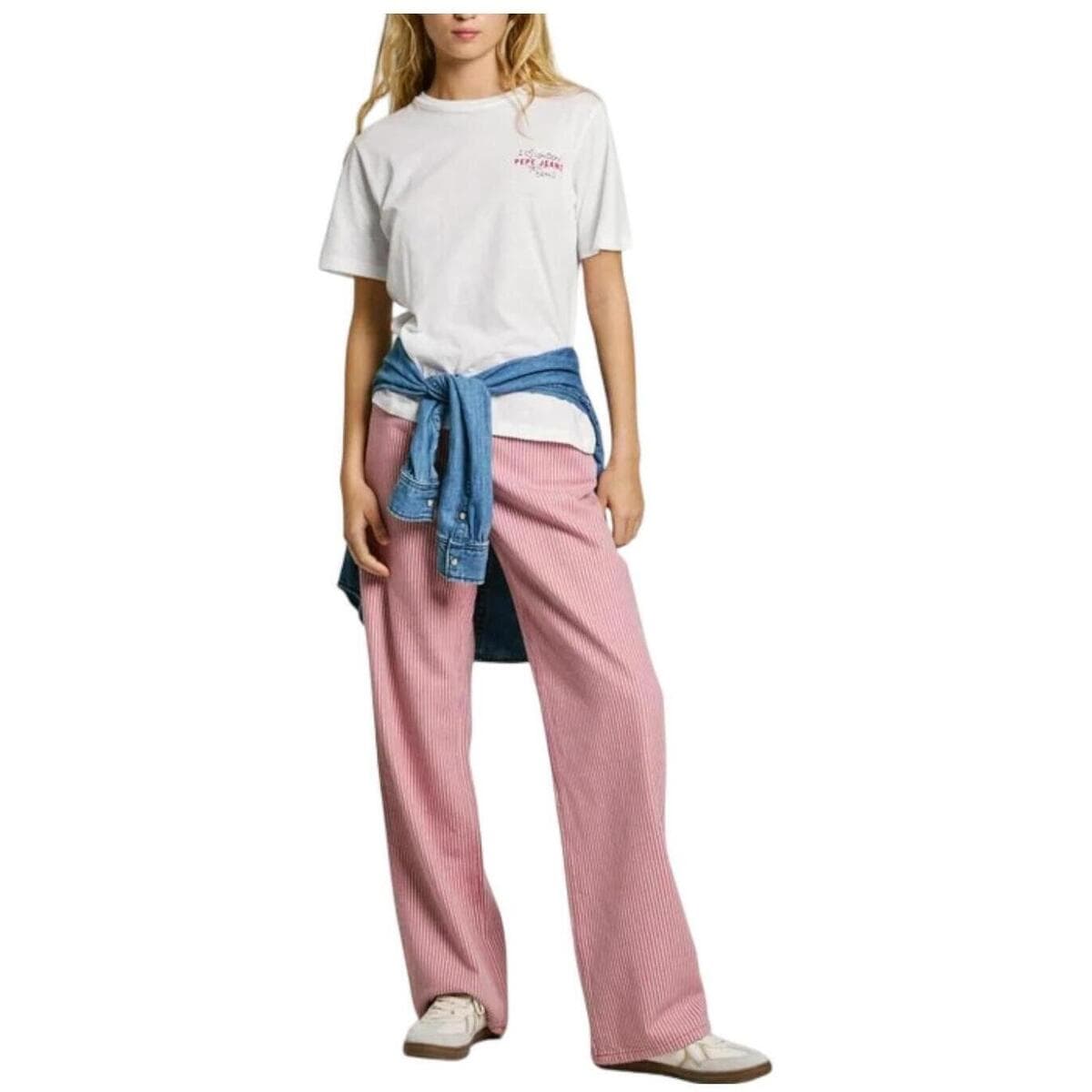 Women's T-Shirts Pepe Jeans White