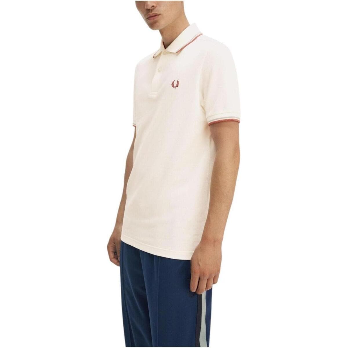 Men's Polo Shirts Fred Perry White