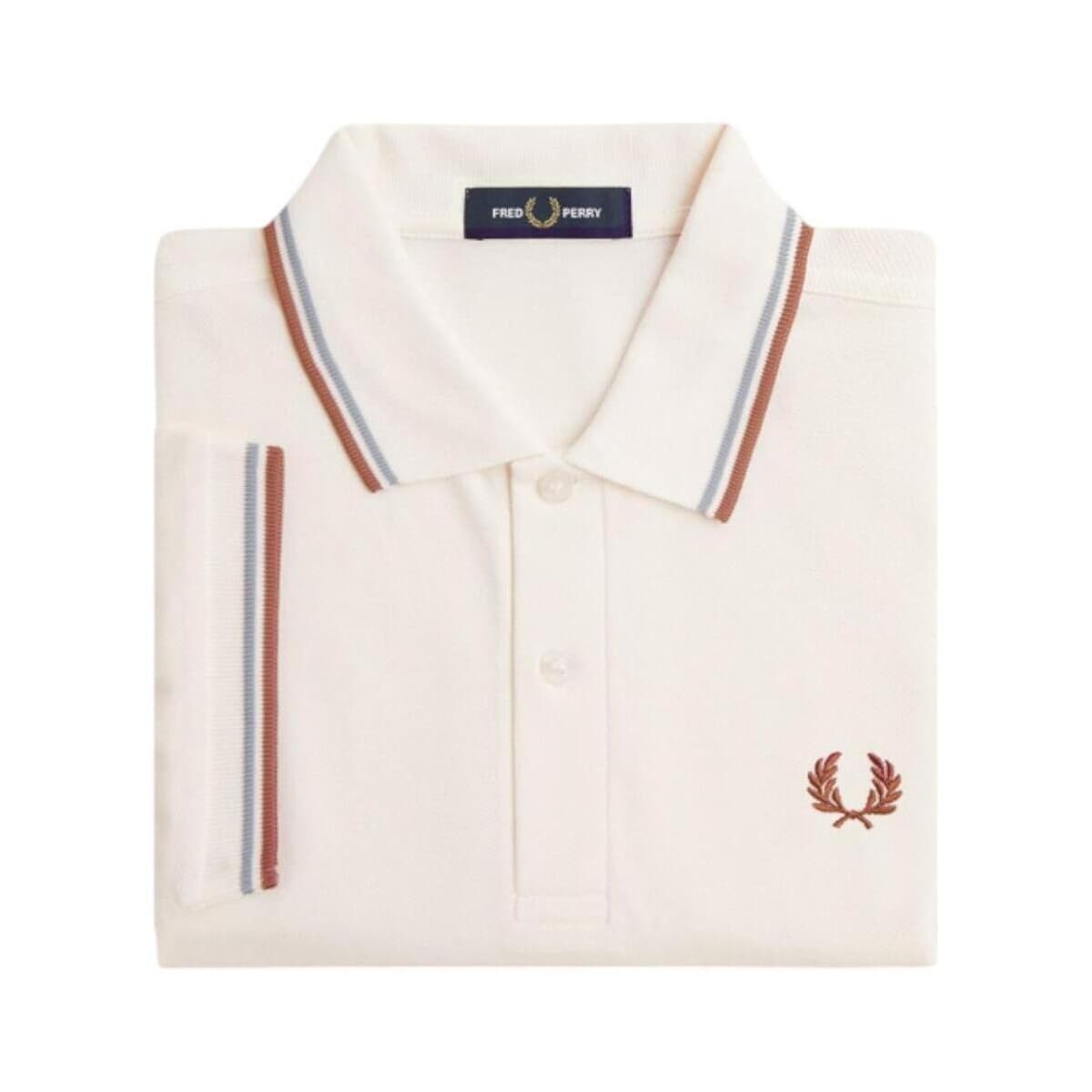 Men's Polo Shirts Fred Perry White
