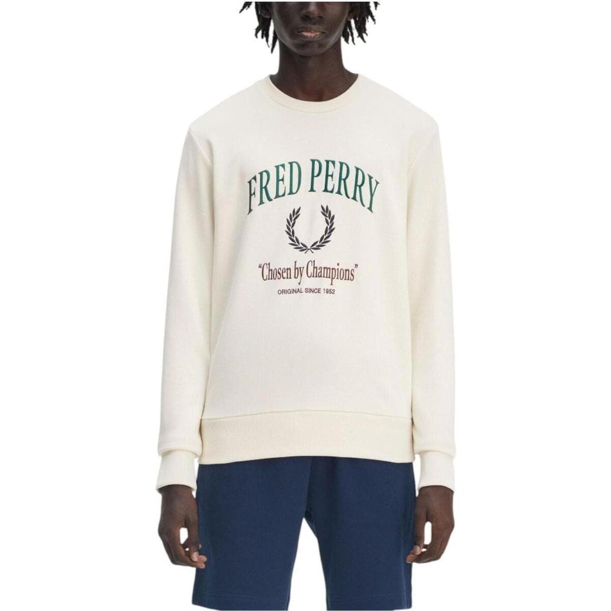 Men's Sports T-Shirts Fred Perry White