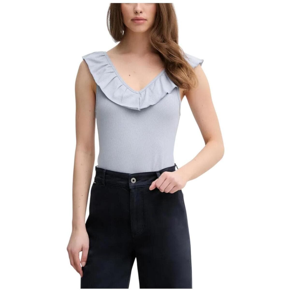 Women's Sleeveless Tops Pepe Jeans Blue