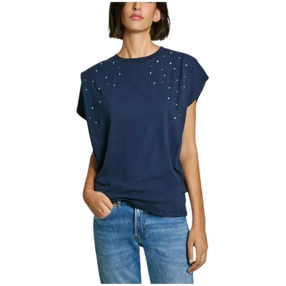 Women's T-Shirts Pepe Jeans Blue