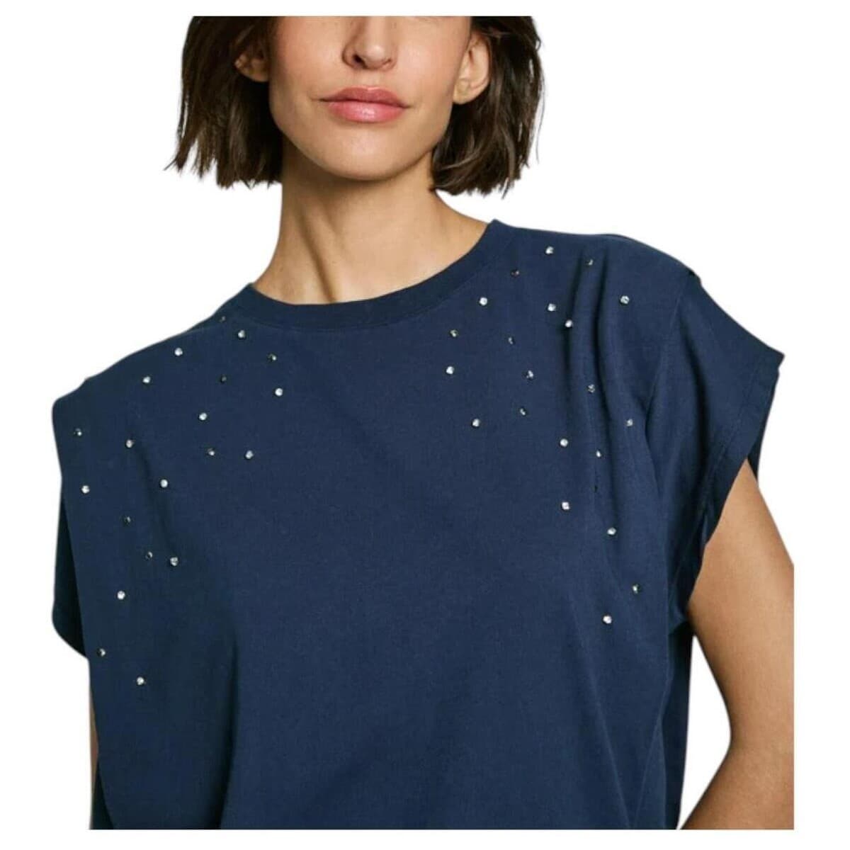 Women's T-Shirts Pepe Jeans Blue