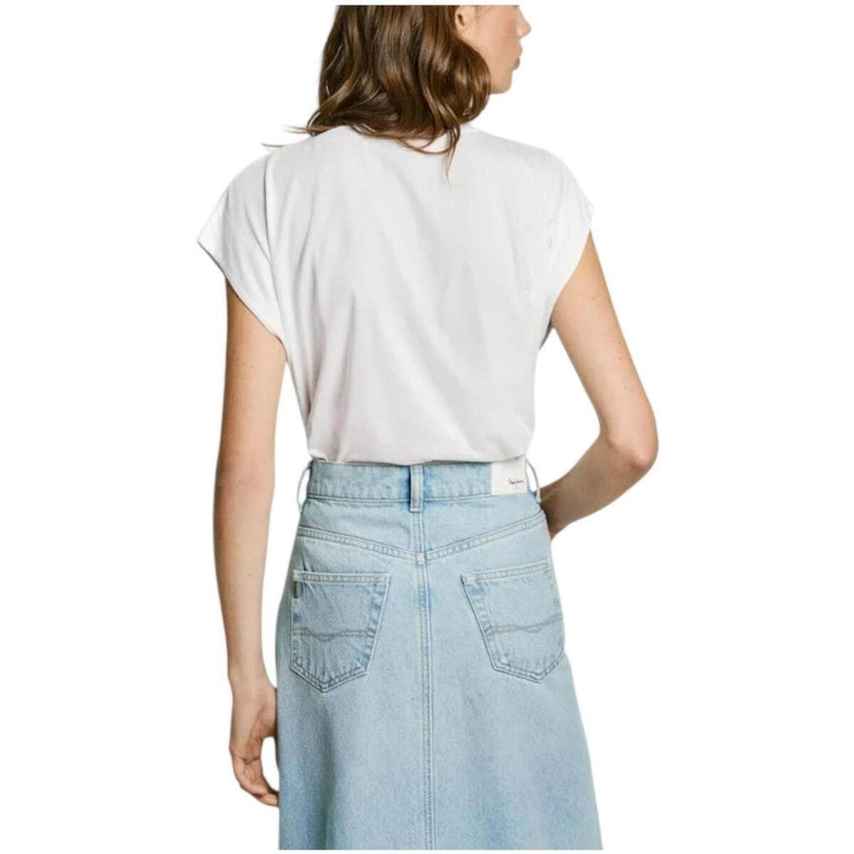 Women's T-Shirts Pepe Jeans White
