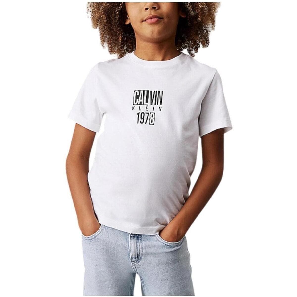 T-shirt με κοντά μανίκια Calvin Klein Jeans IB0IB02456YAF