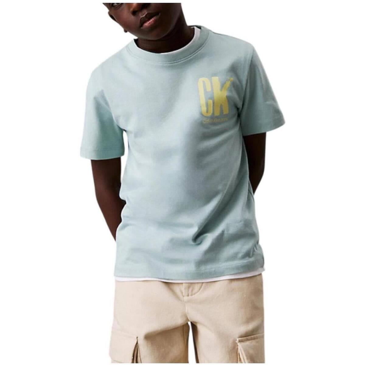 T-shirt με κοντά μανίκια Calvin Klein Jeans IB0IB02447CCO