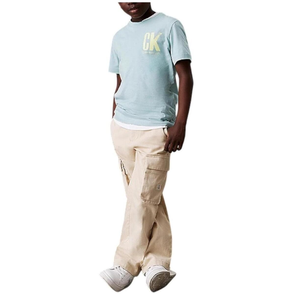 Boys' T-Shirts Calvin Klein Green