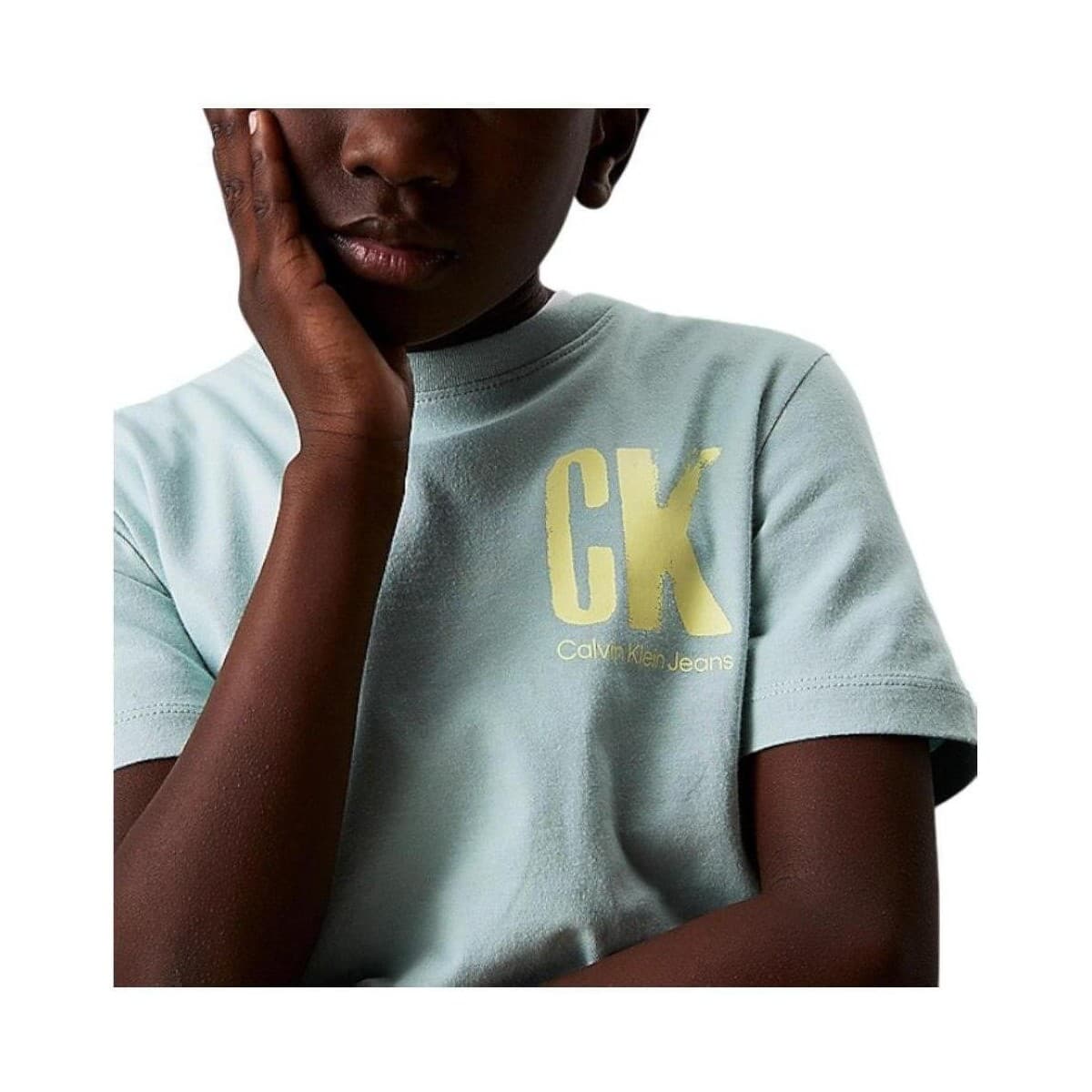 Boys' T-Shirts Calvin Klein Green