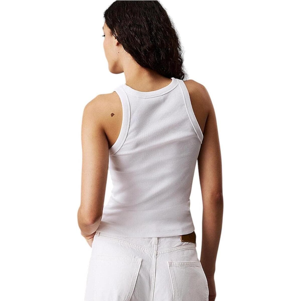 Women's Sleeveless Tops Calvin Klein White