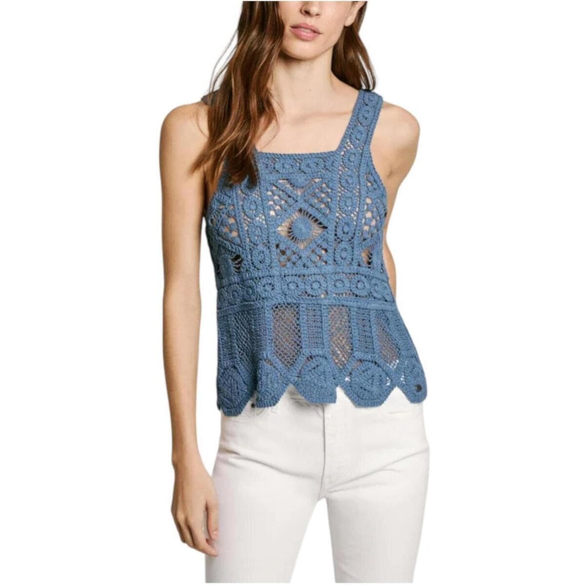 Women's T-Shirts Pepe Jeans Blue