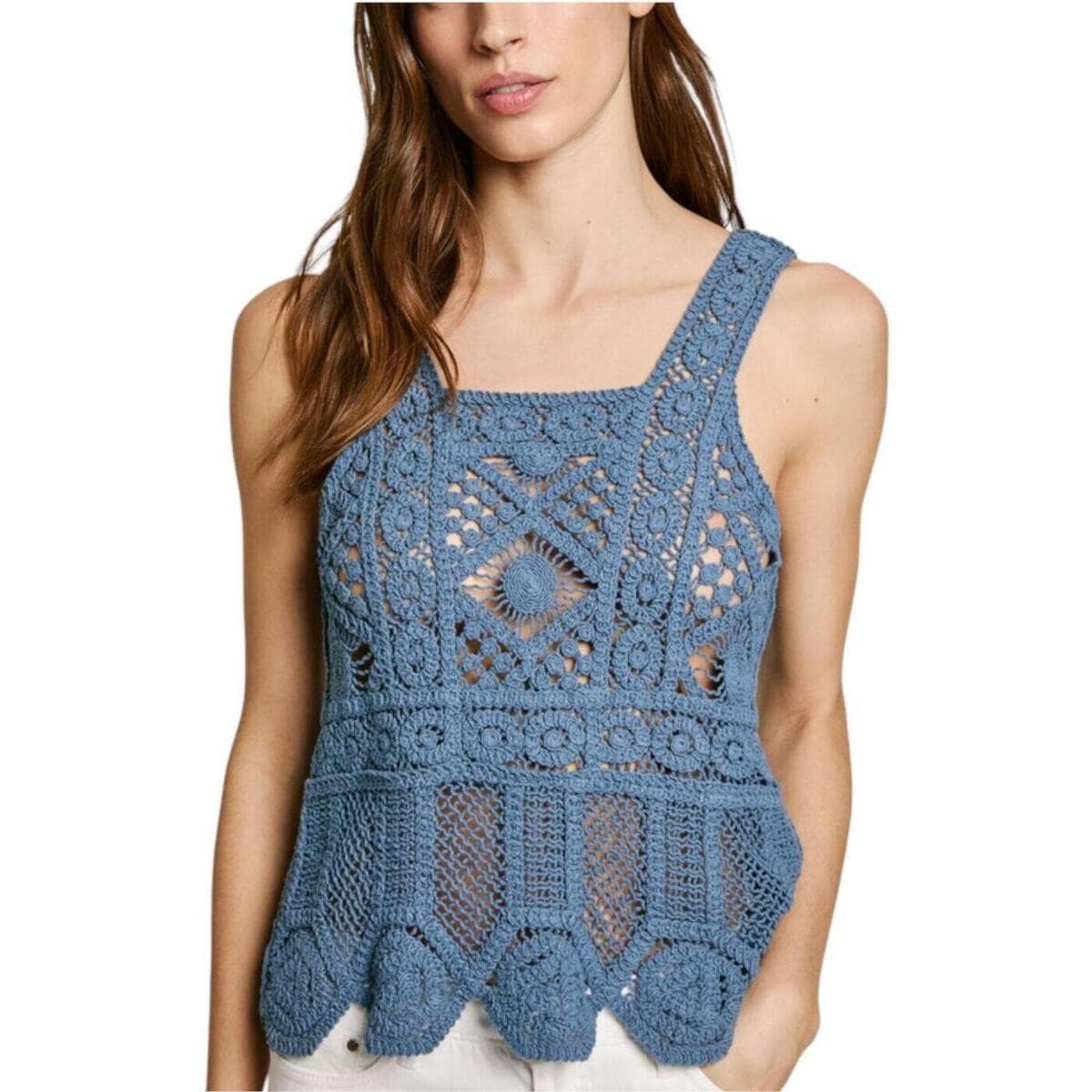 Women's T-Shirts Pepe Jeans Blue