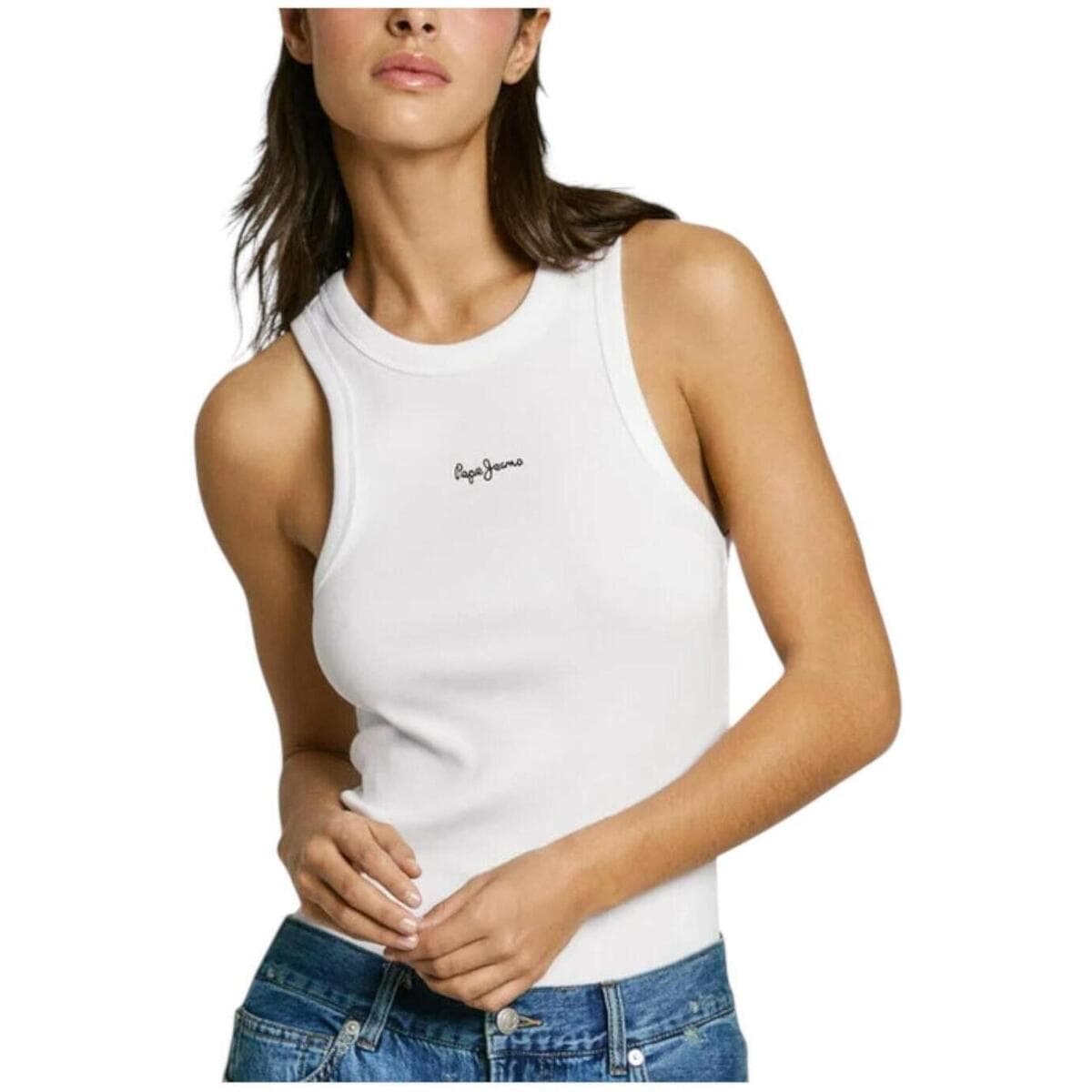 Women's T-Shirts Pepe Jeans White