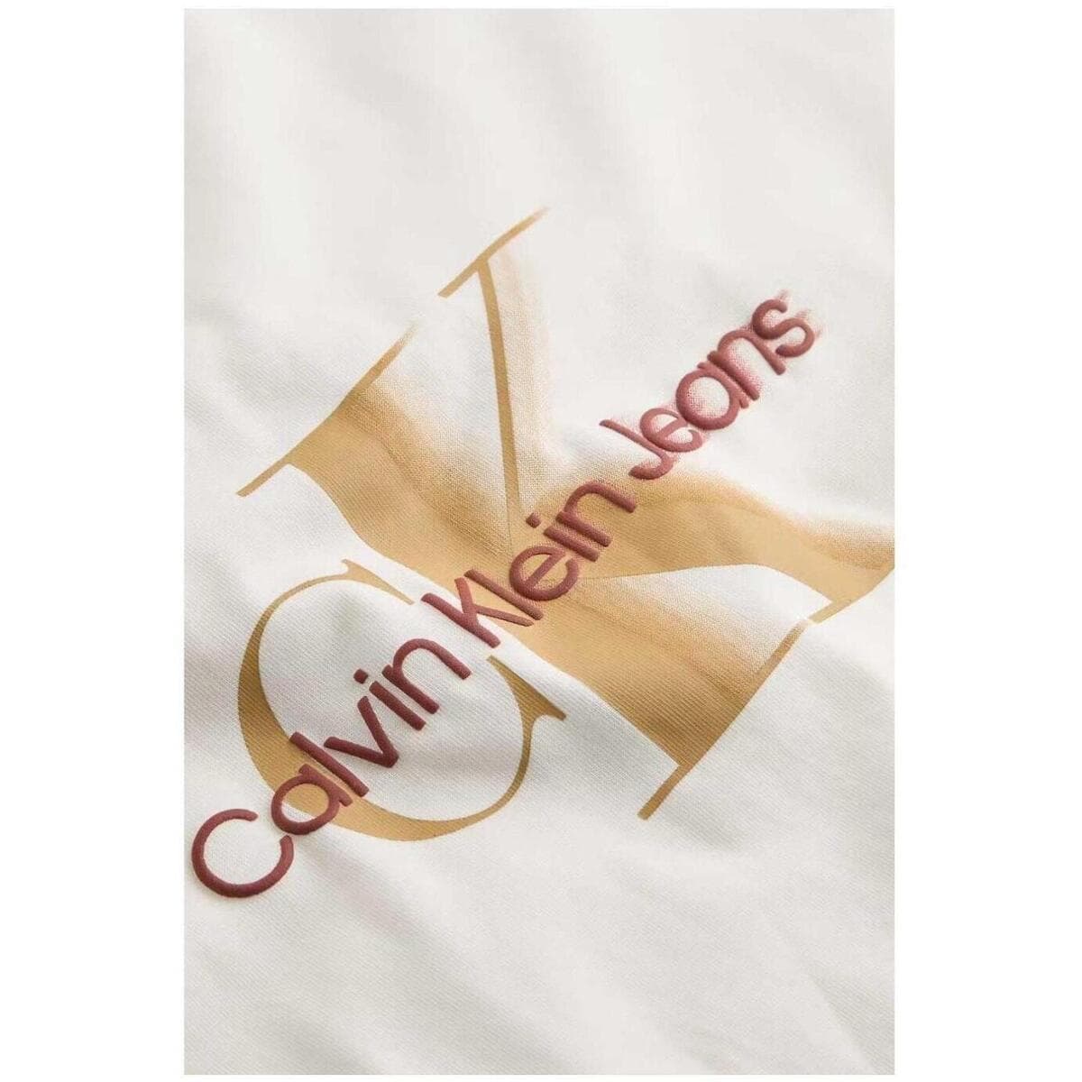 Men's T-Shirts Calvin Klein Beige