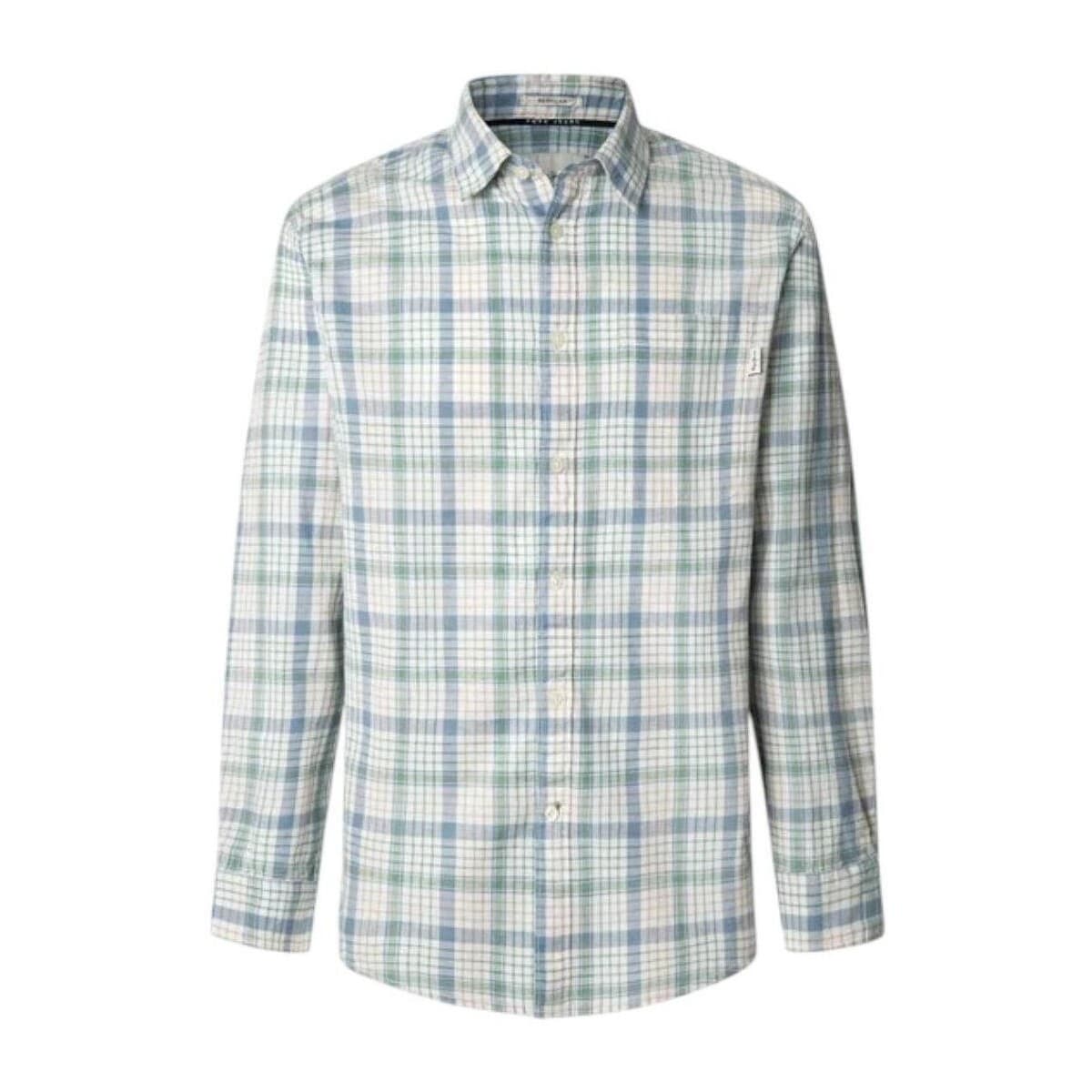 Men's Shirts Pepe Jeans Green