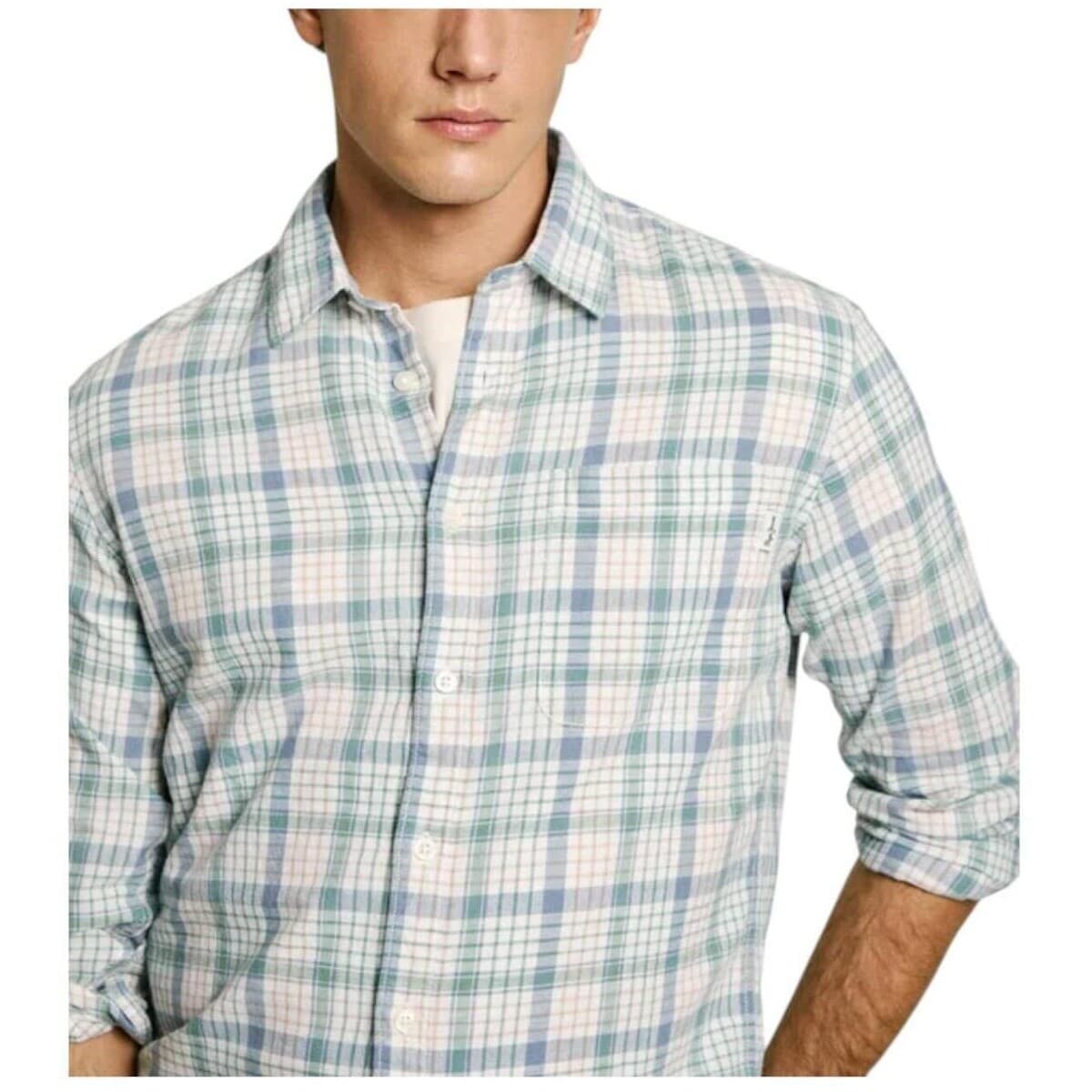 Men's Shirts Pepe Jeans Green