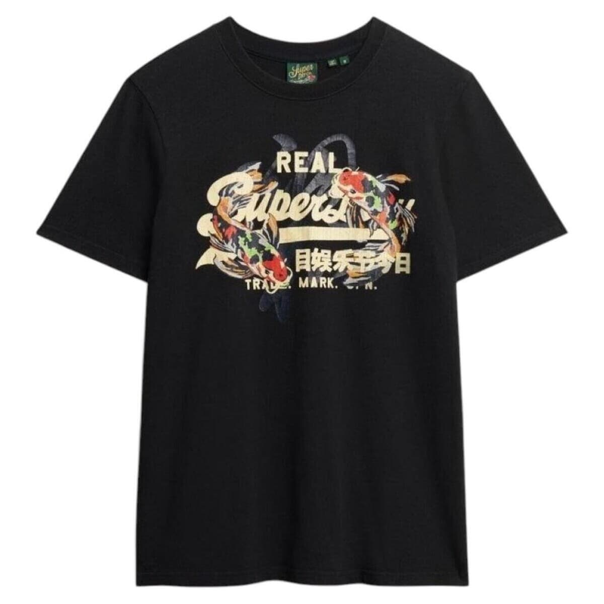 Men's T-Shirts Superdry Black