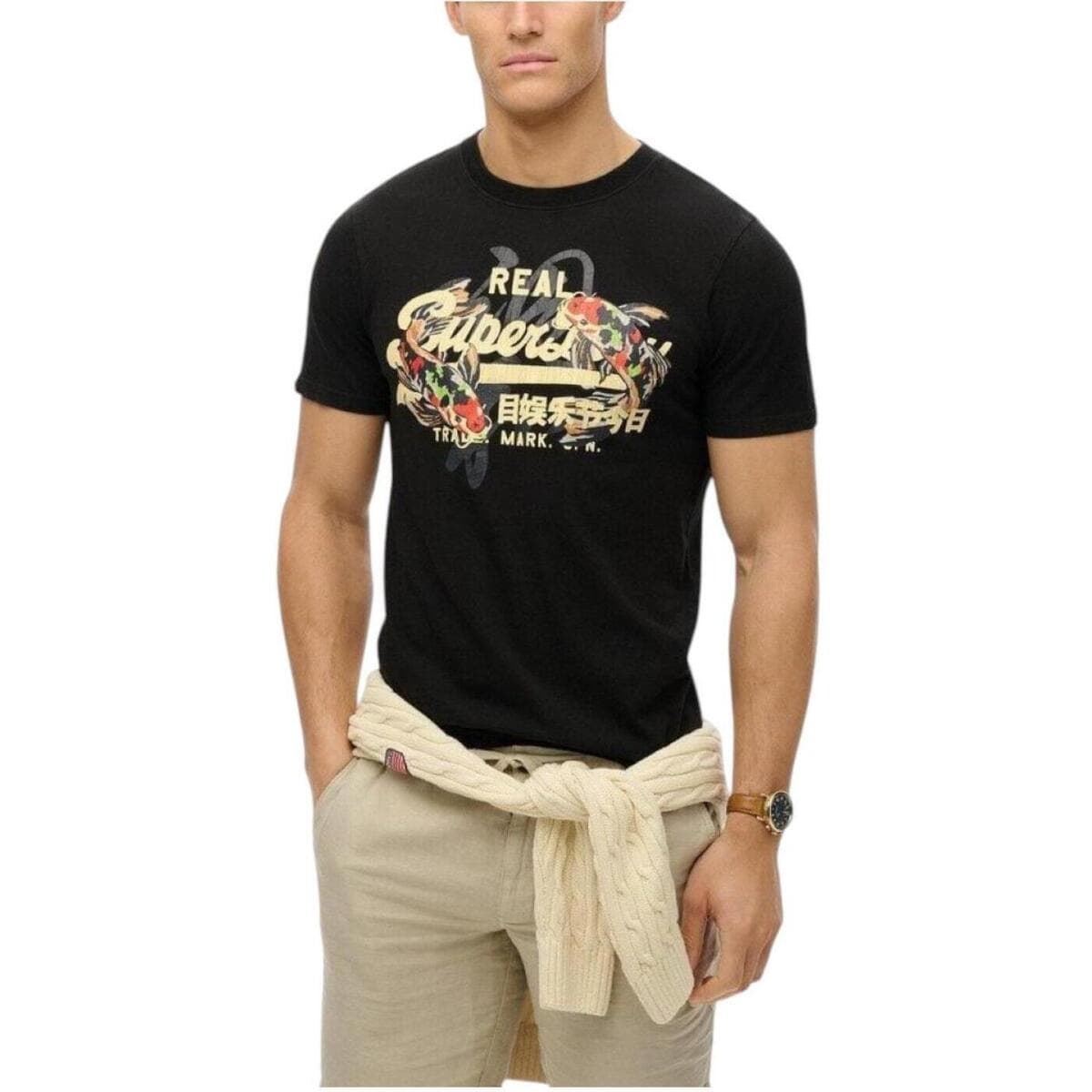 Men's T-Shirts Superdry Black