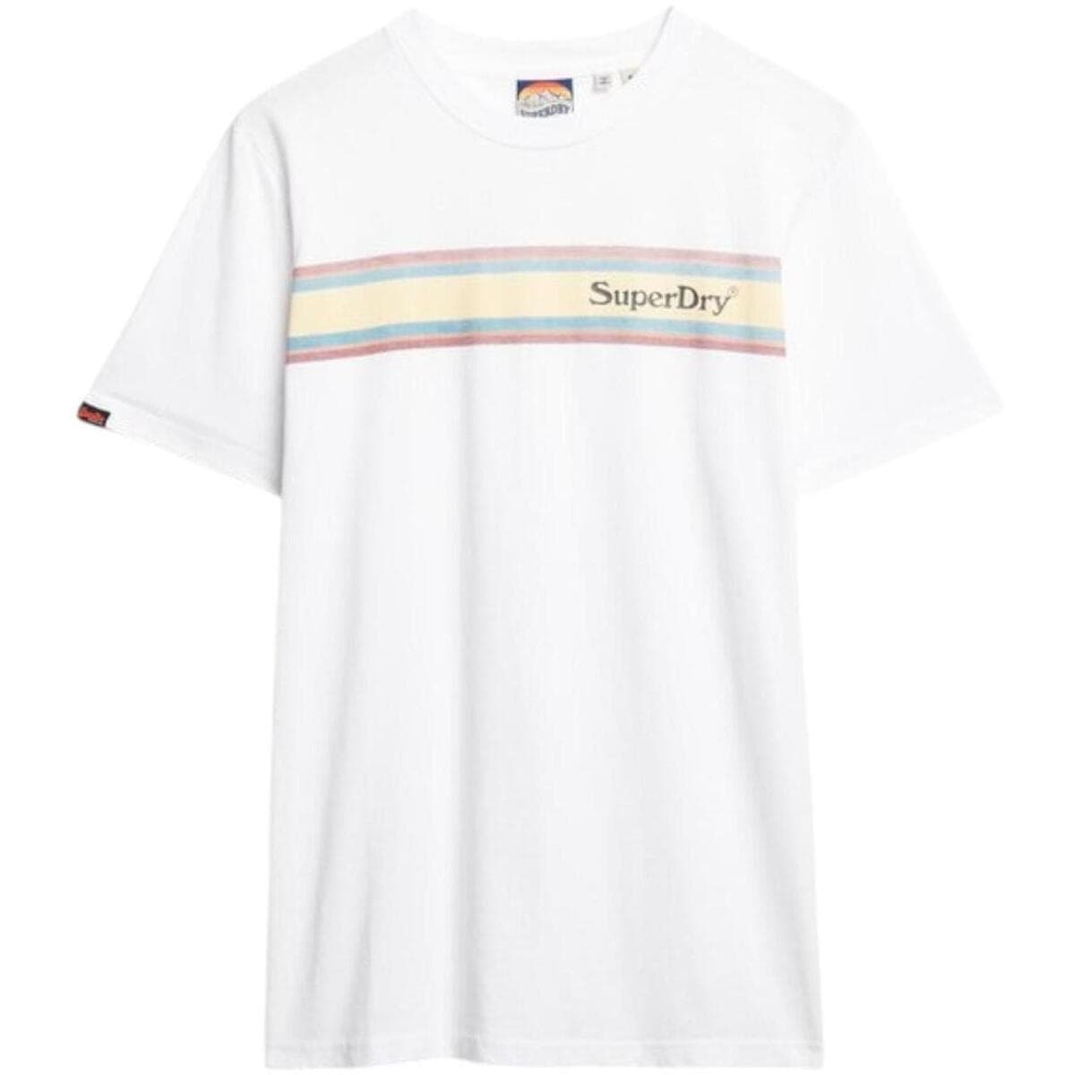 Men's T-Shirts Superdry White