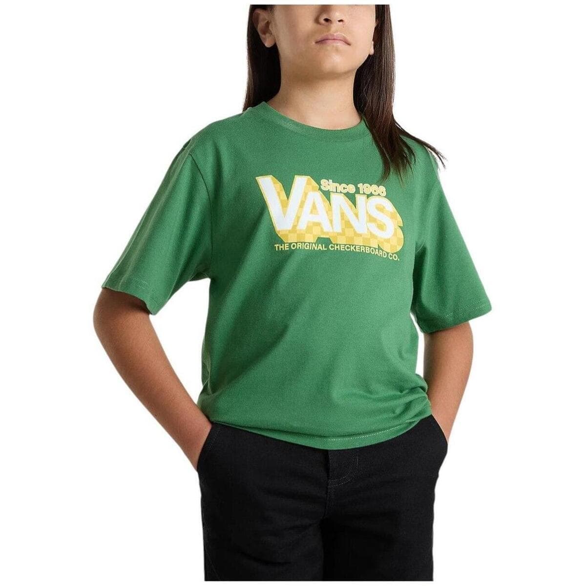 Boys' T-Shirts Vans Green