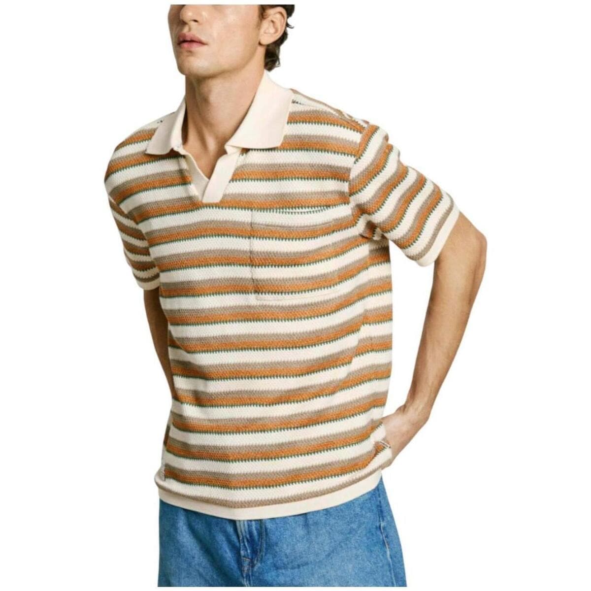 Men's T-Shirts Pepe Jeans Beige