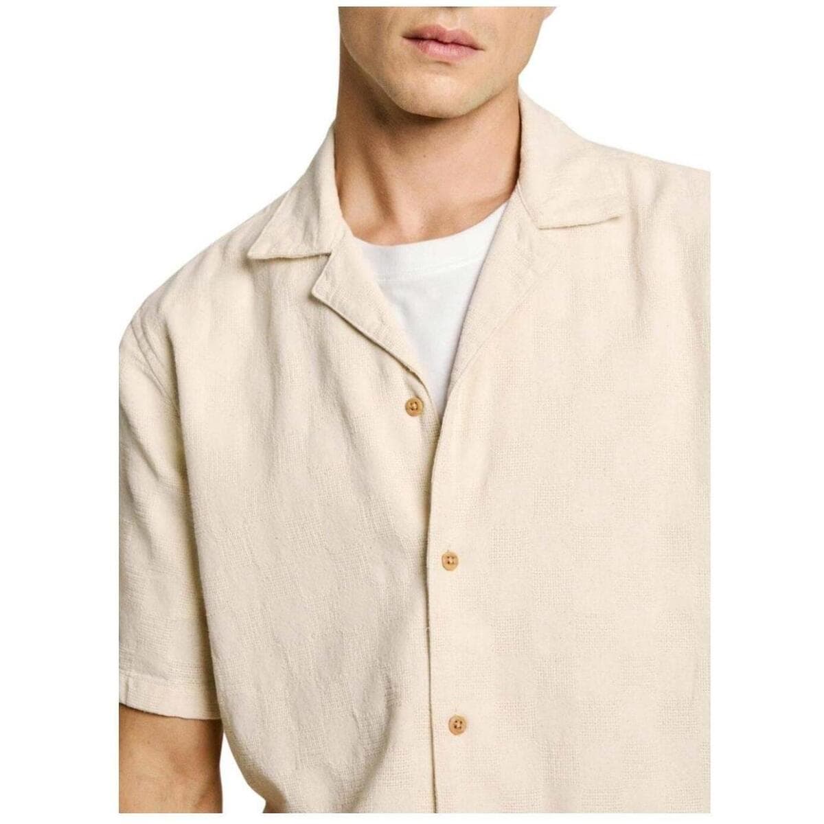 Men's Shirts Pepe Jeans Beige