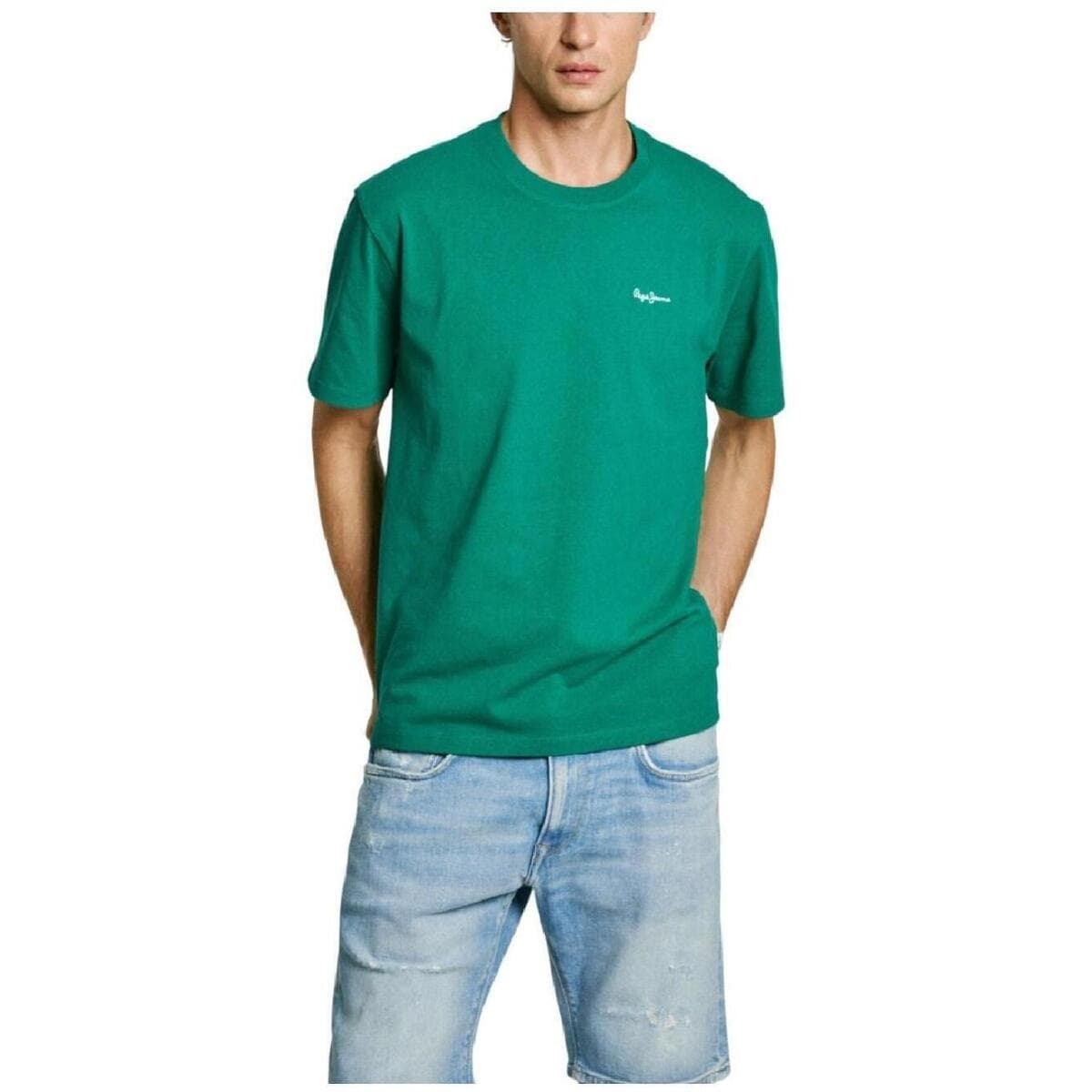 Men's T-Shirts Pepe Jeans Green