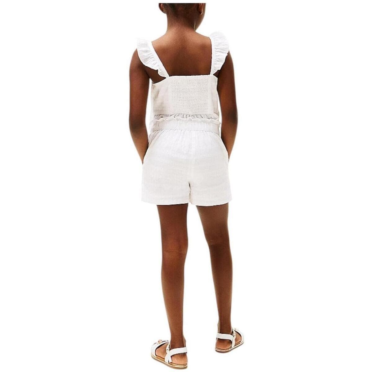 Girls' Shorts Tommy Hilfiger White