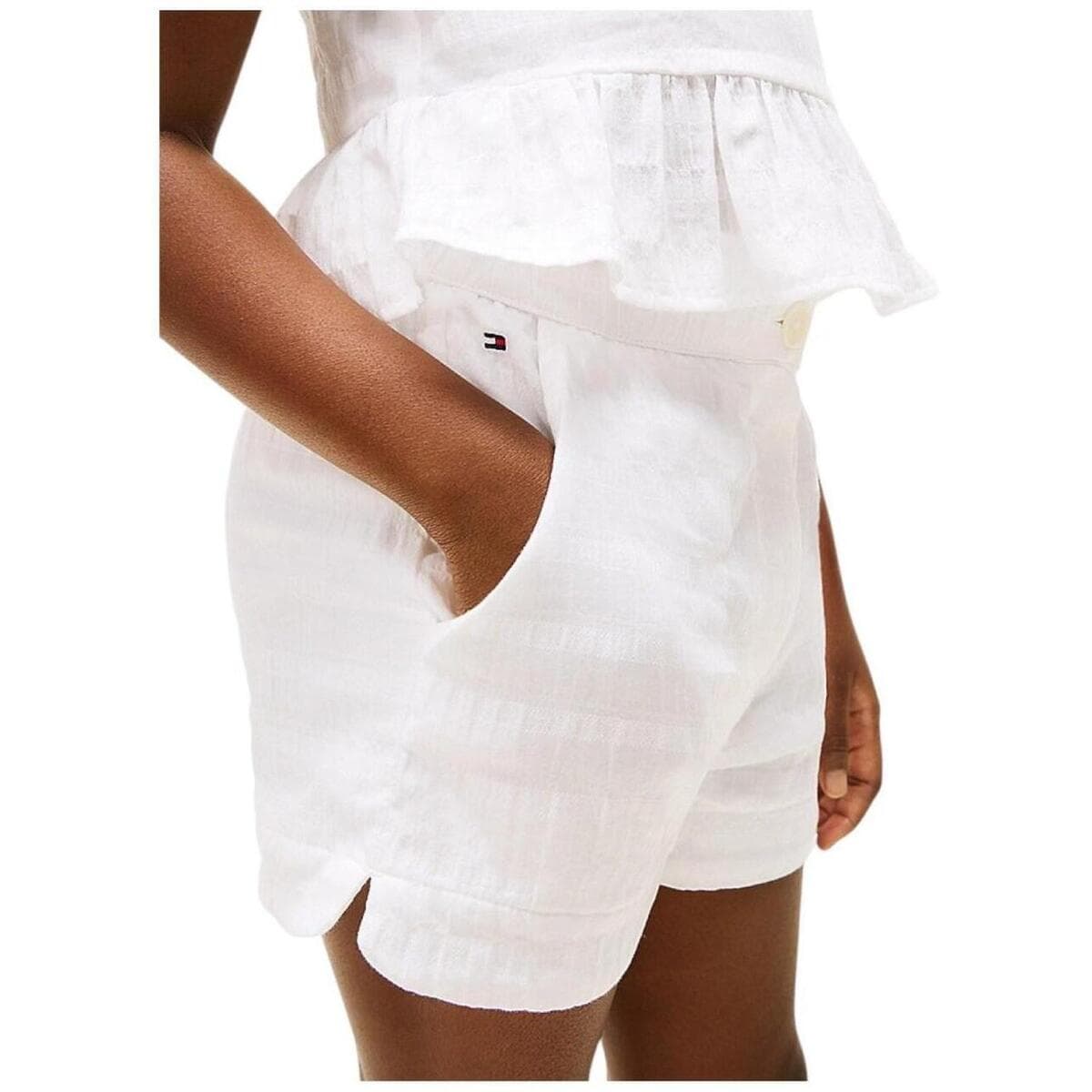 Girls' Shorts Tommy Hilfiger White