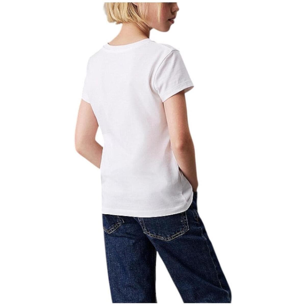Girls' T-Shirts Calvin Klein White