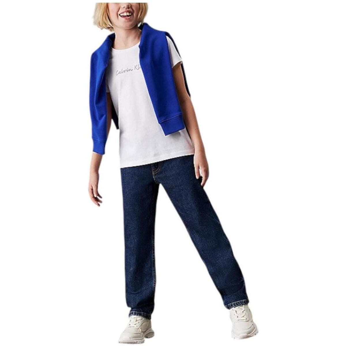 Girls' T-Shirts Calvin Klein White