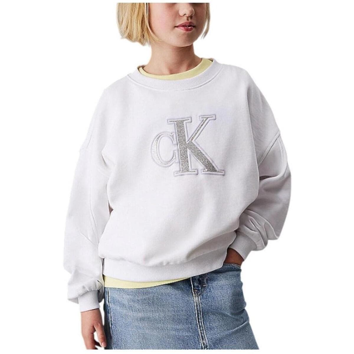 Girls' T-Shirts Calvin Klein White