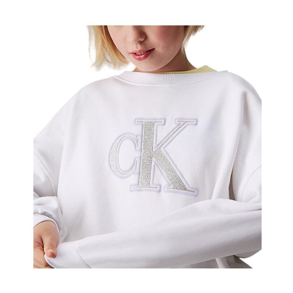 Girls' T-Shirts Calvin Klein White