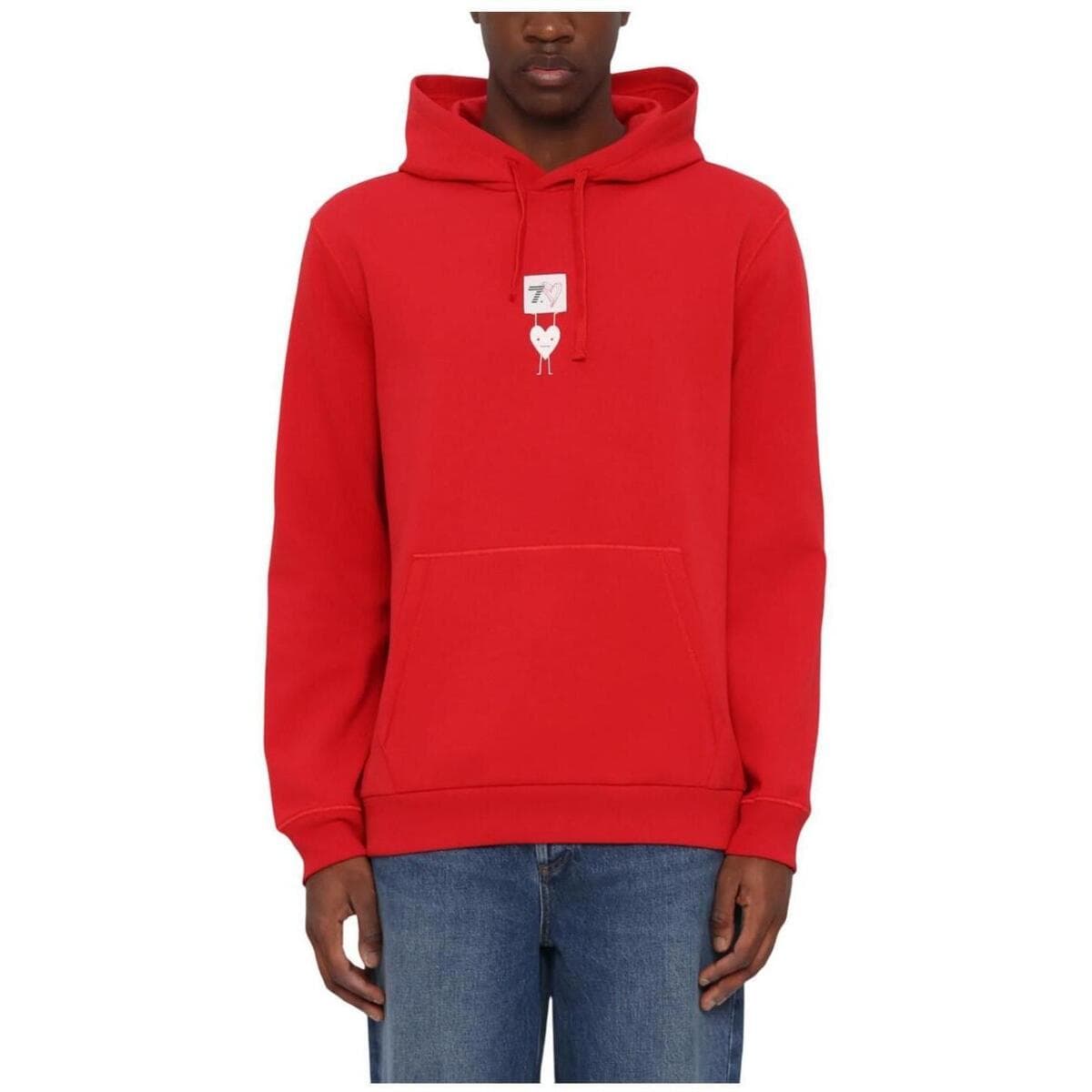 Men's Sweatshirts Emporio Armani Red