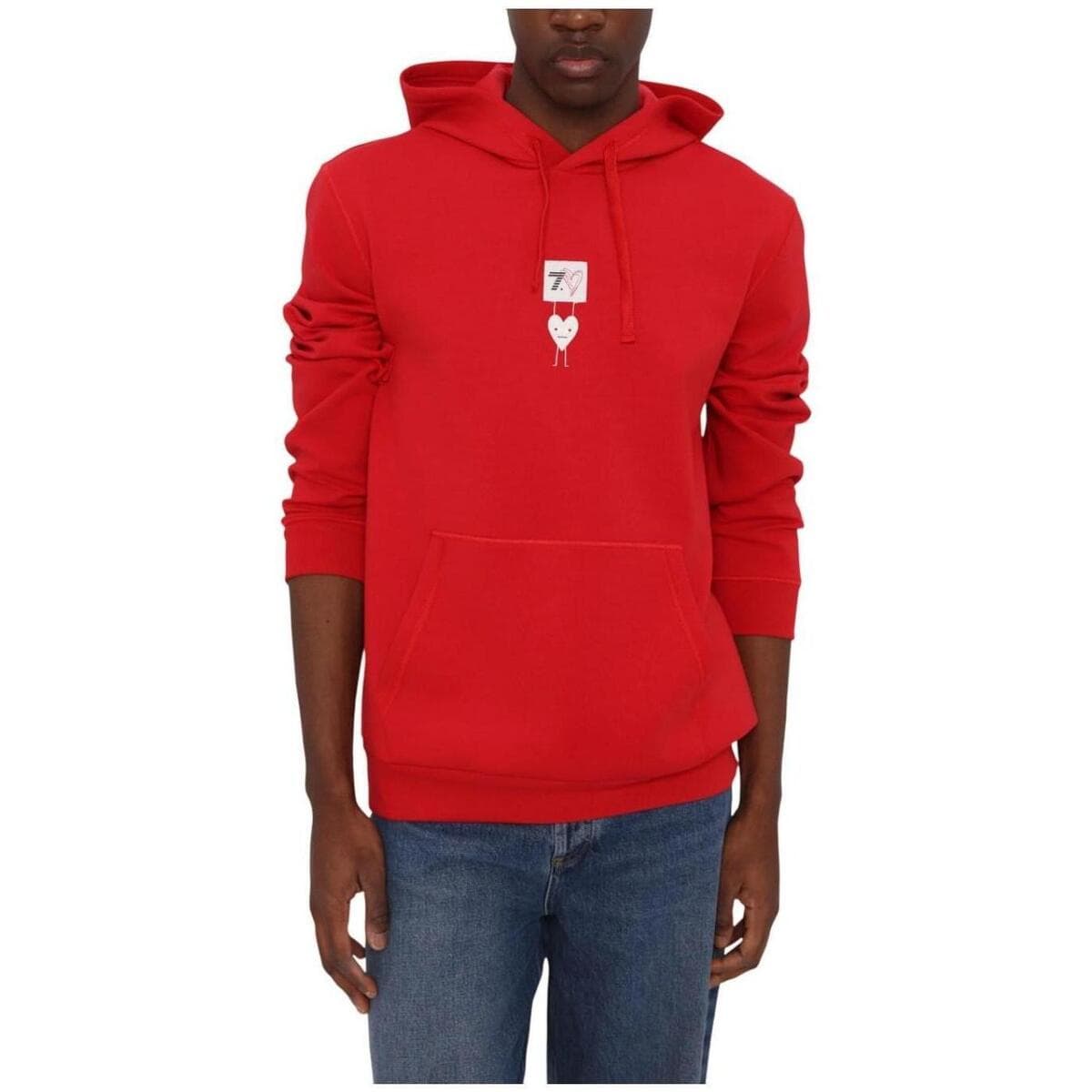 Men's Sweatshirts Emporio Armani Red