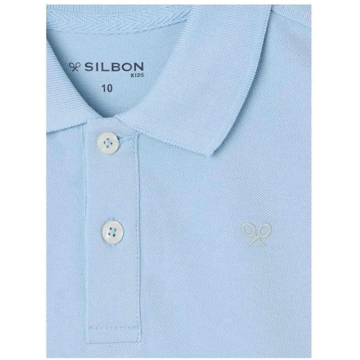 Boys' Polo Shirts Silbon Blue