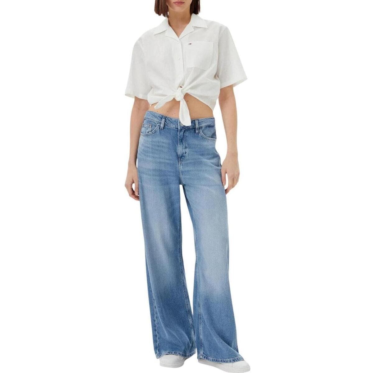 Women's T-Shirts Tommy Hilfiger White