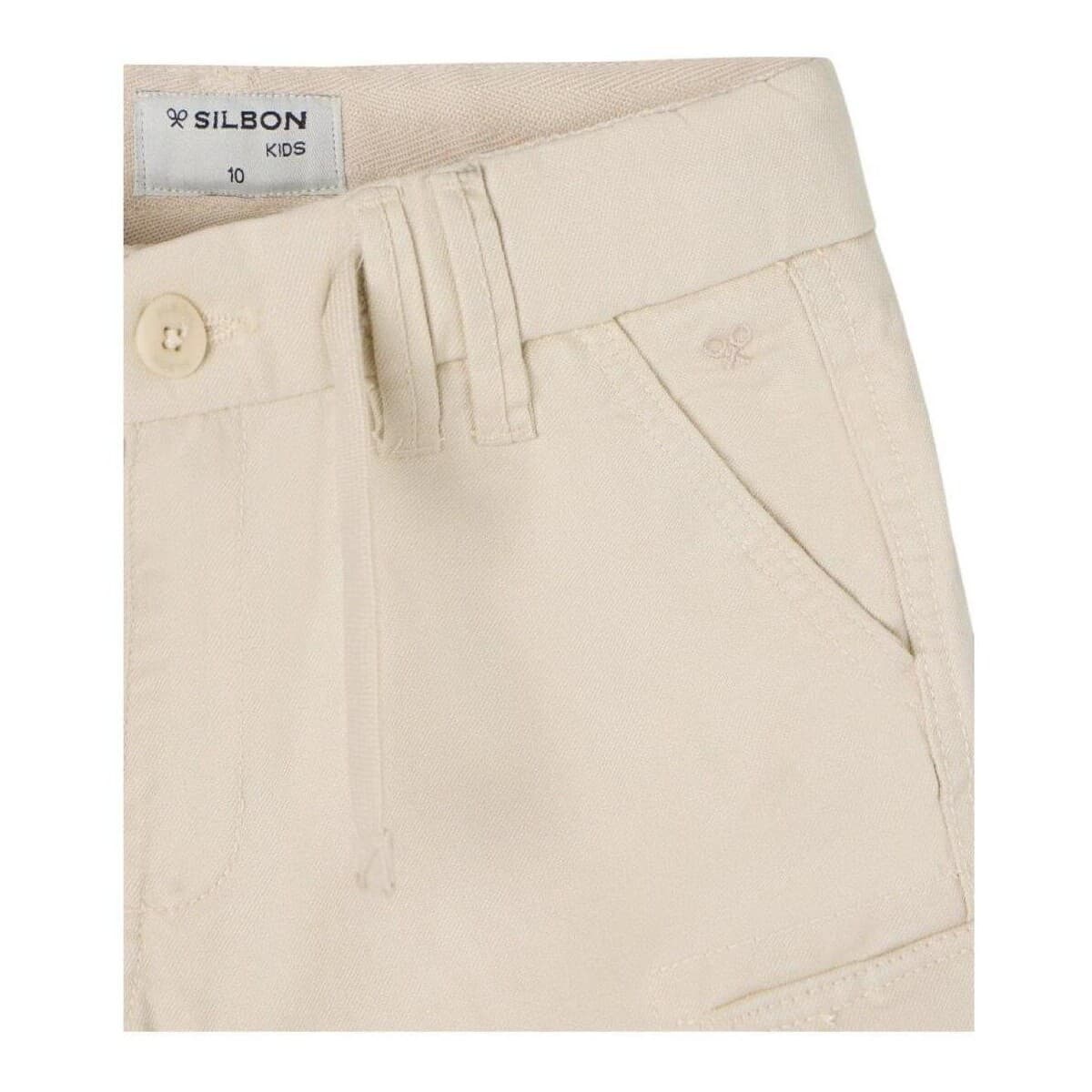 Boys' Shorts Silbon Beige