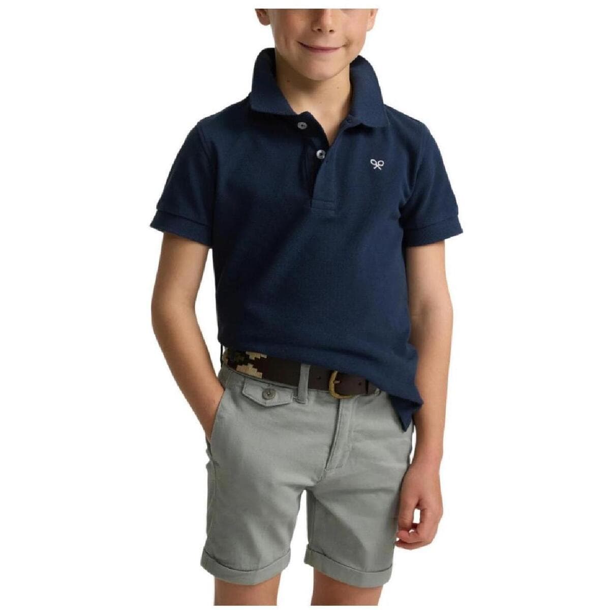 Boys' Polo Shirts Silbon Blue