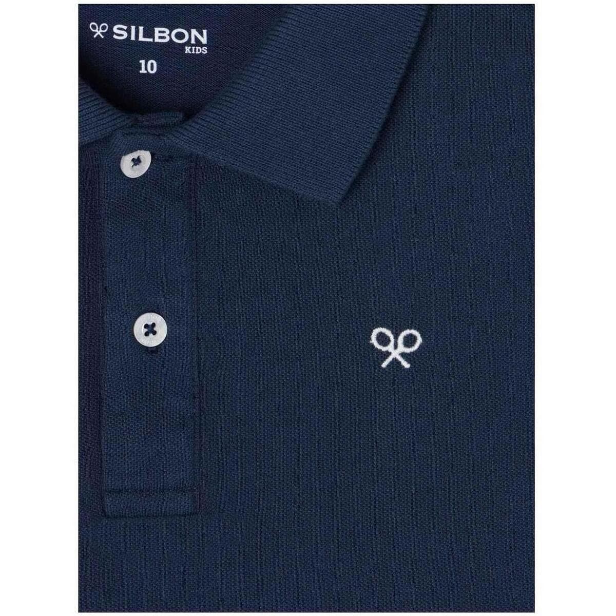 Boys' Polo Shirts Silbon Blue