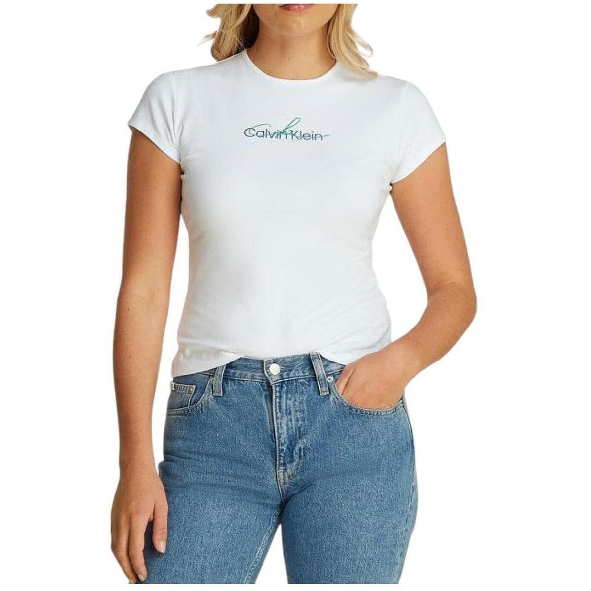 Women's T-Shirts Calvin Klein White