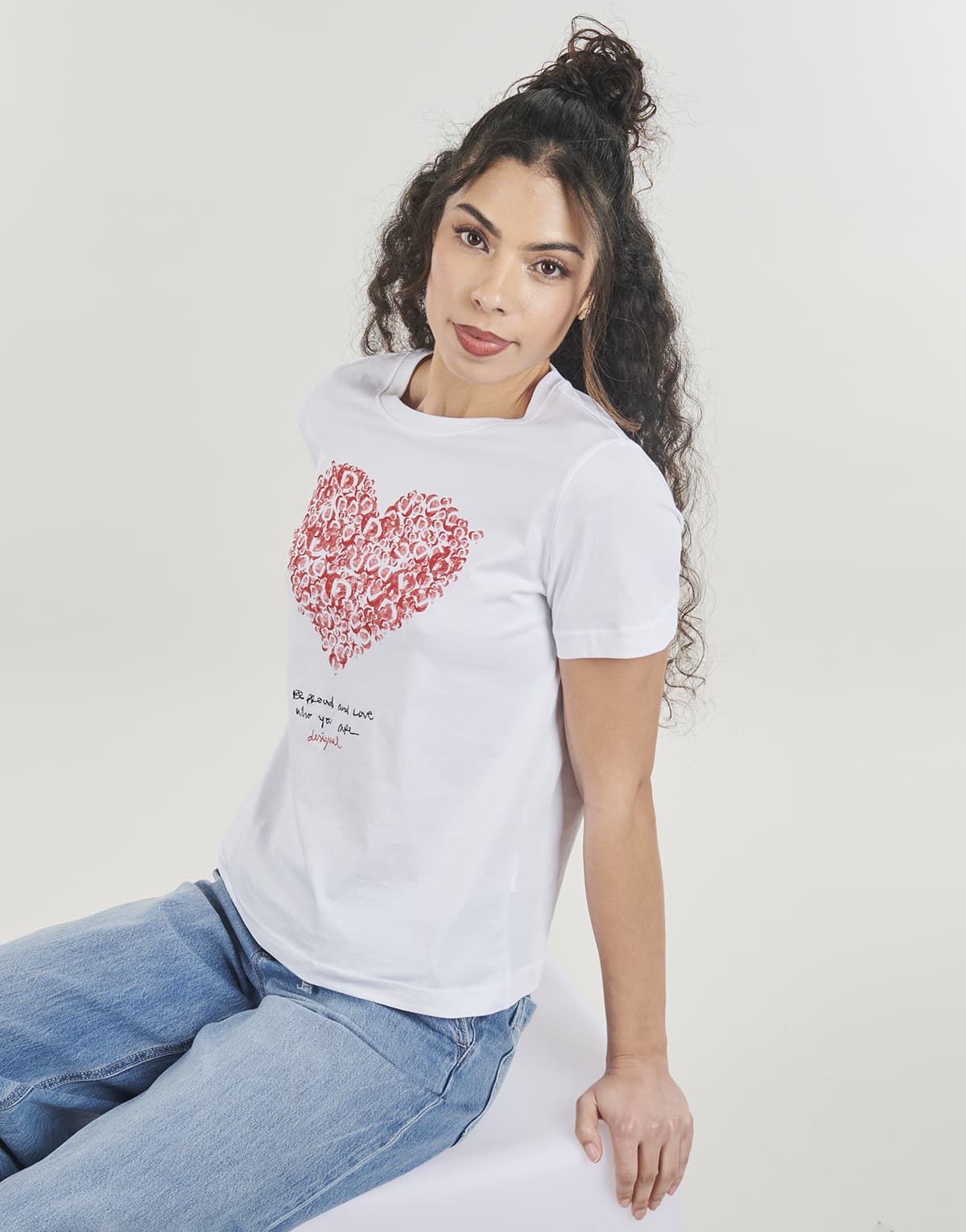 Women's T-Shirts Desigual White